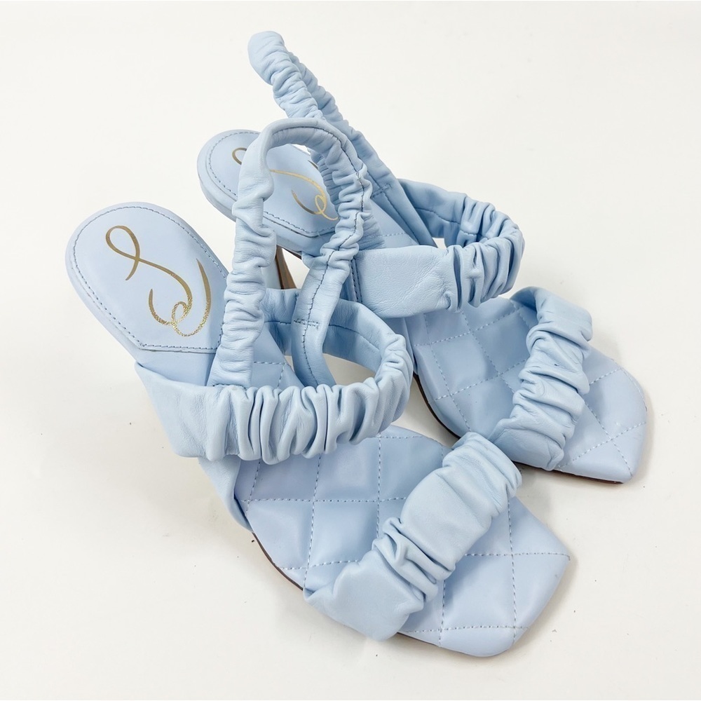 ✅ Sam Edelman Marlena IN RIVERIA BLUE SIZE 7.5‎ SPRING SUMMER HEEL EASTER - Picture 4 of 12